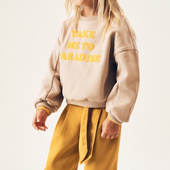 Zara Other - ZARA Kids Sweatshirt with Slogan